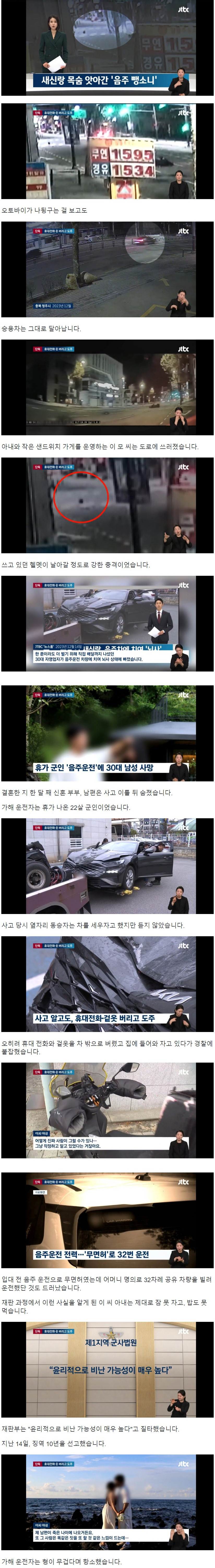 [이슈/유머] 새신랑 뺑소니 사망사건 근황